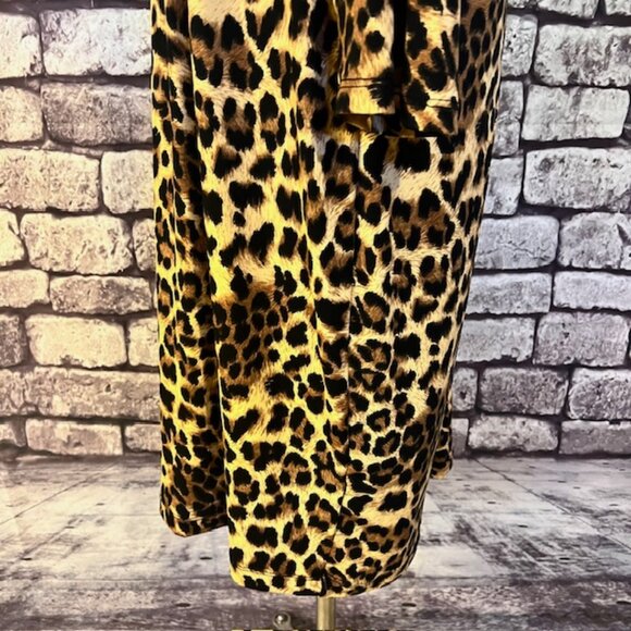Chico's So Slimming NWT Black & Brown Animal Print Dress Size XL - Picture 5 of 10